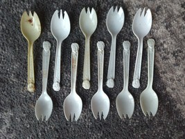 10 Vintage Kfc Kentucky Fried Chicken Plastic Flatware Utensils Spork Fork Spoon - £9.54 GBP