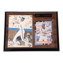 Darryl Strawberry New York Mets Medical Posting Baseball Card &amp; Photo 8x6 Plaque - £11.00 GBP