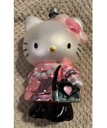 Vtg Sanrio 2006 Hello Kitty Glass Hand Blown Christmas Ornament Pink Dre... - $547.92 MXN