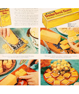 1959 Kraft Cracker Barrel Cheddar Cheese Advertisement Dairy Snack DWII27 - $560.63 MXN