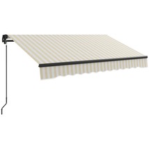 Outsunny 8&#39;x6.5&#39; Manual Retractable Patio Awning Sunshade - $201.99