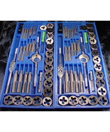 80pc TAP and DIE TOOL SET SAE and METRIC with CASE and Handles Brand New - £39.32 GBP