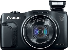 Wi-Fi Capable Digital Camera From Canon, The Powershot Sx700 Hs (Black). - £270.32 GBP