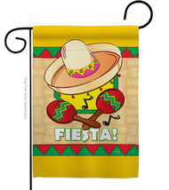 Fiesta Garden Flag Party 13 X18.5 Double-Sided House Banner - $19.97