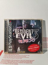 Resident Evil 3: Nemesis (PlayStation 1, PS1 1999) Dino Crisis Demo Disc... - $88.15