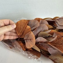 10 pcs Fall Artificial Eucalyptus Leaves Stems 35.4 In Floral Pick Greenery - £6.99 GBP