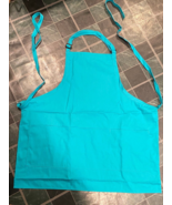 1 Medium Happy Chef Green Apron #4255 L: 27.5&quot; X W: 27.5&quot; *NEW* zz1 - $12.99