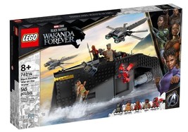 Lego Marvel 76214 Black Panther War on the Water 545 Pcs NEW (Damaged Box) - £37.92 GBP