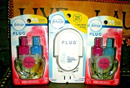 2 Febreze Plug Dual Scented Oil Refills Downy April Fresh - $17.59