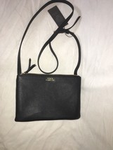 Vince Camuto Amira Crossbody Bag Leather Black NEW - £116.56 GBP