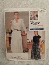 Vogue Easy Career Sewing Pattern 2035 Tamotsu Shirt Top Skirt Size 8-10-... - $4.90