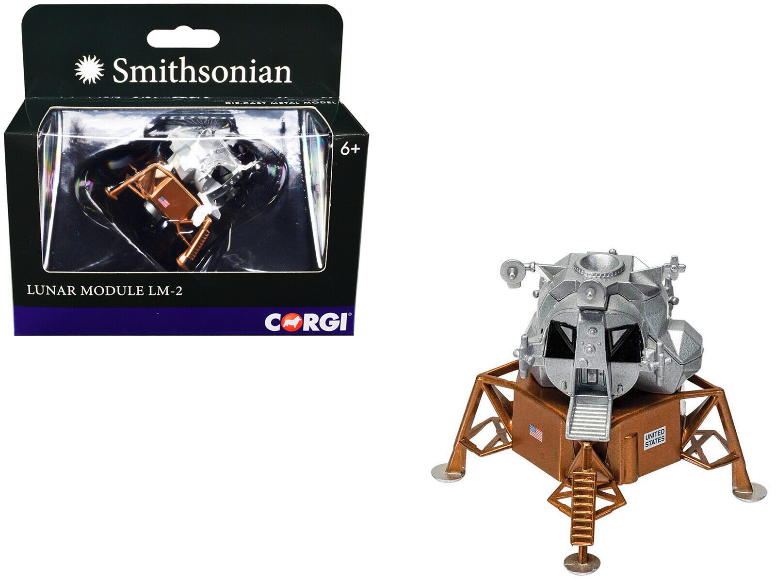 NASA Lunar Module LM-2 Spacecraft Smithsonian Series Diecast Model Corgi - $27.76