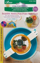 NIP Clover Extra Large Pom-Pom Maker, Size: 4.5&quot;,Blue - $19.80 CAD