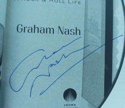 Autographed Signed by GRAHAM NASH  &quot;Wild Tales&quot; 1st.ed. Book w/COA - £39.40 GBP