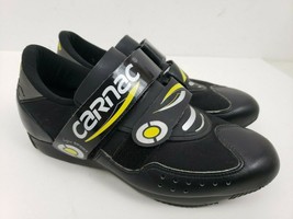 Carnac Women&#39;s Cycling Bicycle Bike Shoes Black Size 7.5 No Hardware - £25.31 GBP