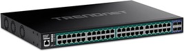 TRENDnet 52-Port Gigabit Web Smart PoE+ Switch with 10G SFP+ Ports, TPE-... - $1,575.99