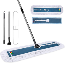 42 Inch Commercial Industrial Mop Dust Mop with 2 Pads, Commercial Mop f... - £43.29 GBP