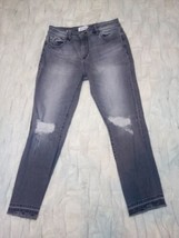 DL1961 Jeans Mara Instasculpt Straight Ankle Distressed Size 29W/26L - £17.25 GBP