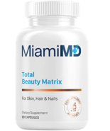 MiamiMD Total Beauty Matrix Dietary Supplement - 60 Capsules Exp 10/25 - £48.90 GBP