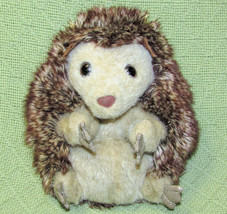 Folkmanis Hedgehog Baby Hand Puppet Full Body Reversible 8&quot; Stuffed Animal Toy - £9.06 GBP