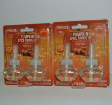Glade PlugIns Scented Oil Refills - Pumpkin Spice - 2x 2-Packs (4 Total) - NEW - £9.58 GBP