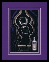 2008 Absolut Vodka 11x14 Framed ORIGINAL Vintage Advertisement  - $34.64