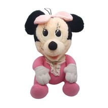 Vintage Minnie Mouse Plush Playskool 1984 Disney Babies Hasbro Stuffed Animal 8&quot; - $16.19