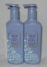 Bath &amp; Body Works Cleansing Gel Hand Soap Lot Set of 2 FRESH CUT LILACS spring - £18.99 GBP