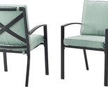 Crosley Furniture KO60025BZ-MI Kaplan Outdoor Metal Dining Chairs, Set o... - $474.99