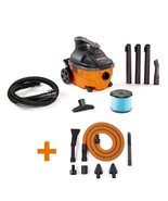 RIDGID Wet Dry Vac w/Premium Auto Detailing Kit 4 Gal 5.0-Peak HP Portab... - $194.13