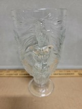 LAS VEGAS Treasure Island Casino Embossed Glass Mermaid 22 oz. Mug 3D image Used - £15.94 GBP