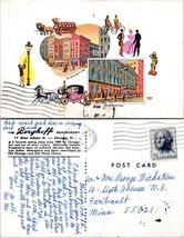Illinois Chicago Berghoff Restaurant Posted 1968 to Faribault MN VTG Postcard - £7.39 GBP