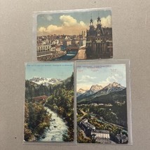 Vintage  Switzerland Zurich Biberist Various Lot Of 3 Postcards Postkarte Carte - £10.11 GBP