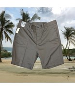 Roundtree &amp; Yorke Shorts Men 40 Inseam 10” Classic Fit Flat Front Gray 4... - $516.35 MXN