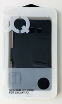 XQisit Slim Wallet Case Black Folio Book Cover For Samsung Galaxy A3 Pro... - $7.16