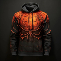 Spiderweb Men&#39;s Hoodie Sweater 3D full print  - £12.57 GBP