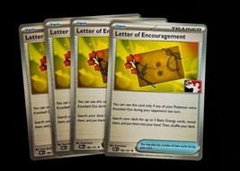 Letter Of Encouragement Pokemon Prize Pack Series Promo Pokemon Playset Of 4 - $9.74