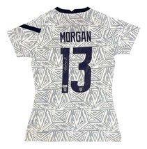 Alex Morgan Signé 2021/22 Nike USA Femmes avant-Match Football Jersey de... - £190.81 GBP