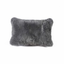 12" X 20" X 5" Gray Sheepskin  Pillow - $2,287.05 MXN