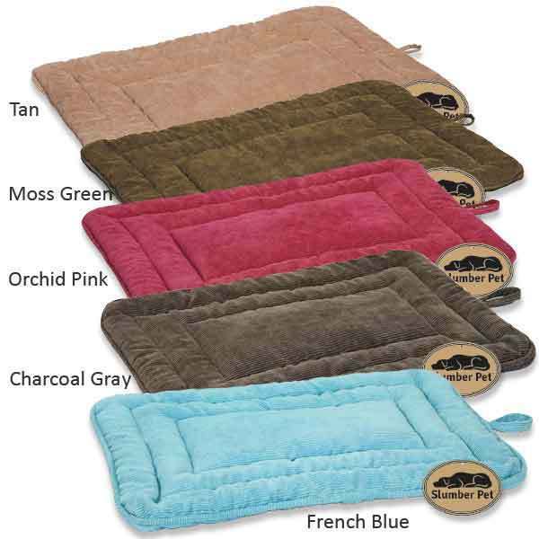 Reversible Pet Beds Ultra Soft Dog Crate Mats Thick Fleece - Choose Size & Color - £12.76 GBP