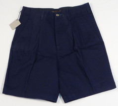 Tommy Hilfiger Golf Navy Blue Pleated Shorts 30 Waist 7 1/2 Inseam Men&#39;s... - £35.52 GBP