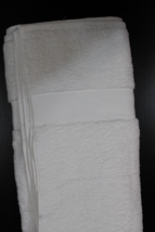 Extra Large White Bath Towel 50&quot; x 80&quot;, 100% cotton extra soft, super ab... - £17.74 GBP