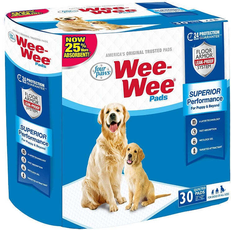 Primary image for Four Paws Original Wee-Wee Pads: Premium Floor Protection for Dogs & Puppies