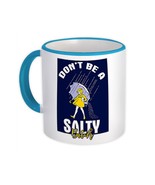 Dont Be A Salty Girl : Gift Mug Cute Silhouette Salt Food Popcorn Friend... - $15.90