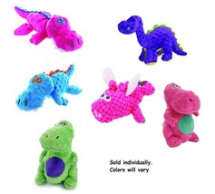 Dog Toys Tough Double Stitched Durable Choose Flying Pig Gator Dinosaur Trex  - £11.07 GBP