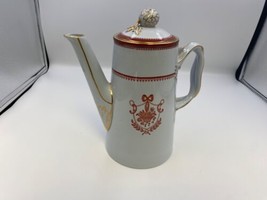 Spode NEWBURYPORT Red Coffeepot made in England - $129.99
