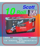 Scott Shop Towels, Original Multi-Purpose, Blue, 10 X  55 TOWELS/550 TOWELS - $39.88