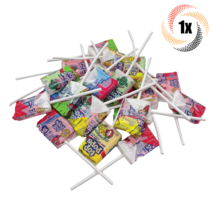 1x Bulk Bag Top Pops Assorted Fruity Flavors Chewy Taffy Candy Pops | 5LB - £26.77 GBP