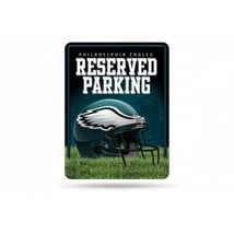 11&quot; philadelphia eagles nfl football helmet logo reserved parking street sign - £23.59 GBP