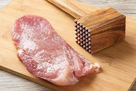 Ironwood Gourmet 28984 Acacia Wood Meat Tenderizer, Brown - £26.37 GBP